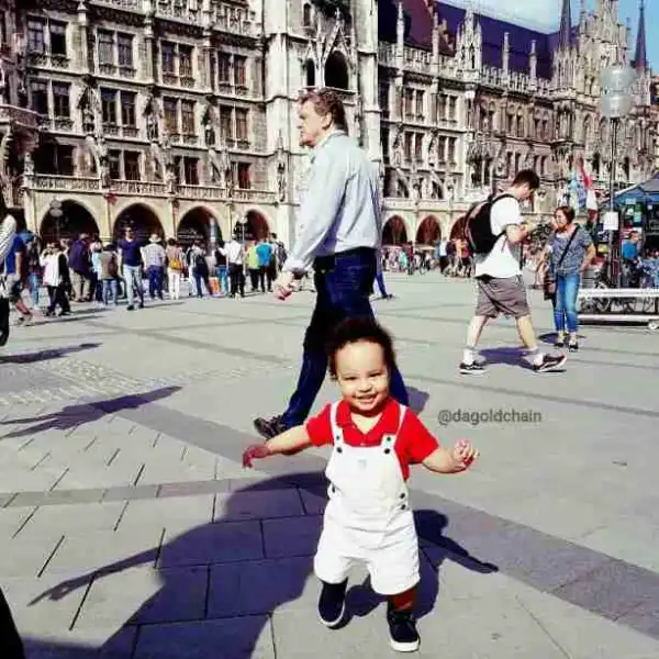 Photos Of Cute Little White Boy Rocking Agbada